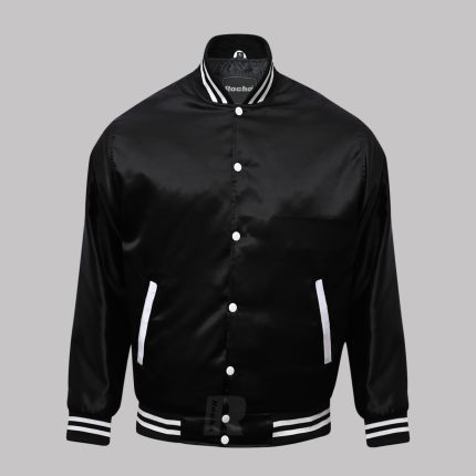 Custom Letterman Jackets Black