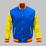 Custom Letterman Jackets Royal Yellow