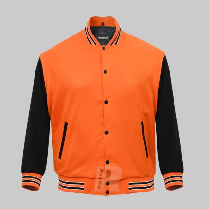 Custom Orange Varsity Jackets