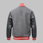 Custom Varsity Jackets Black Grey