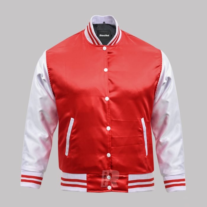 Custom Varsity Jackets Red White