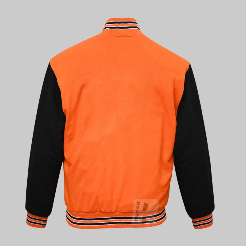 Custom Orange Varsity Jackets