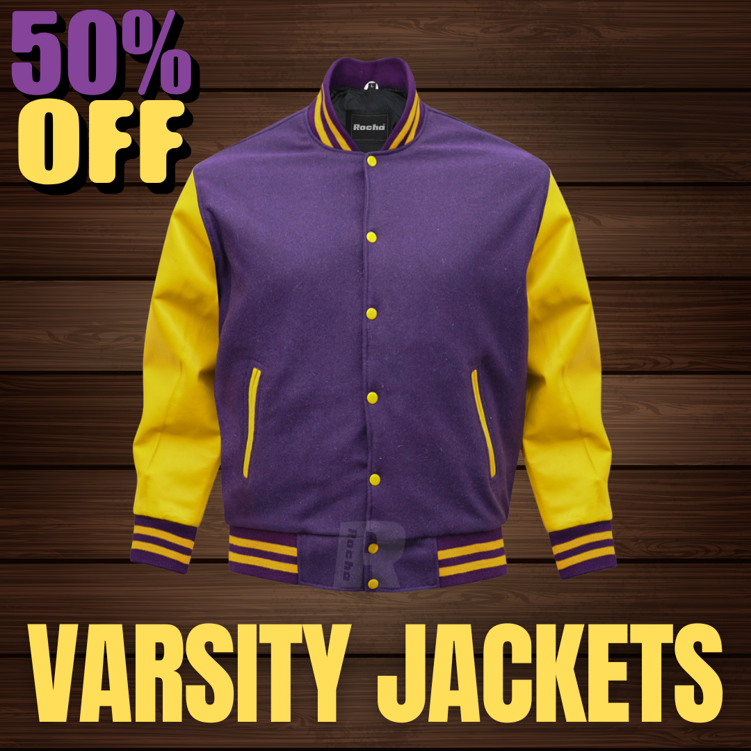 Custom Varsity Jackets Purple