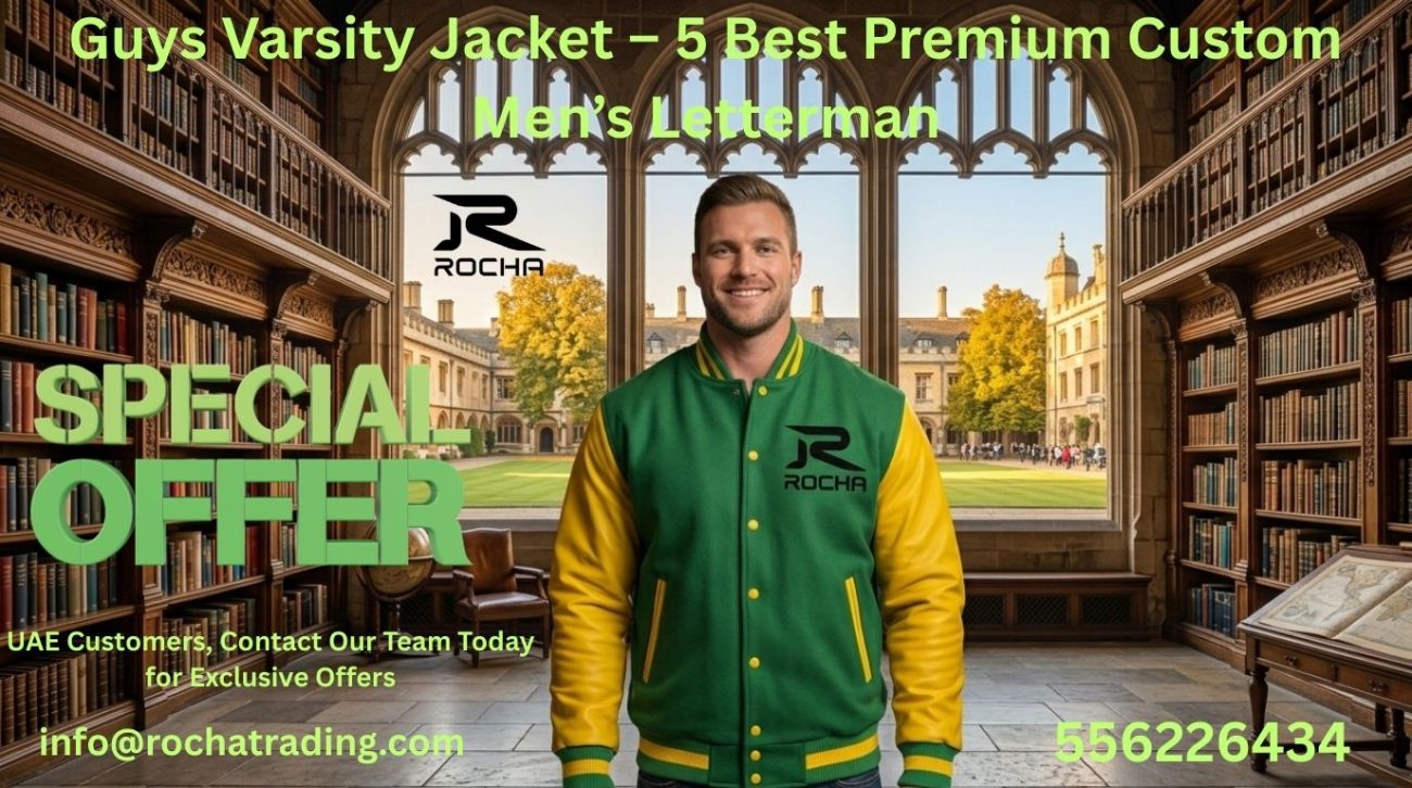 guys varsity jacket premium custom men letterman jacket uae
