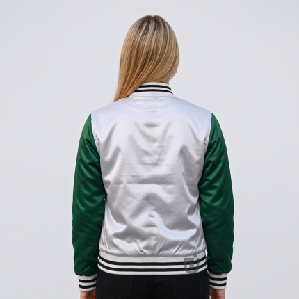 Women's Two-Tone Satin Jacket