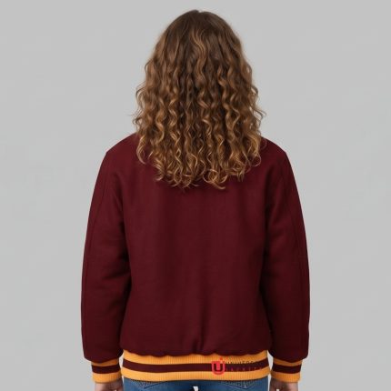 All Wool Varsity Jacket for Women