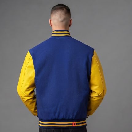Letterman Jacket Blue and Yellow