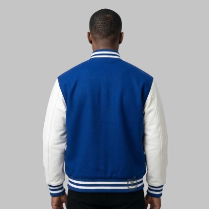 Men's Royal Blue Wool Varsity