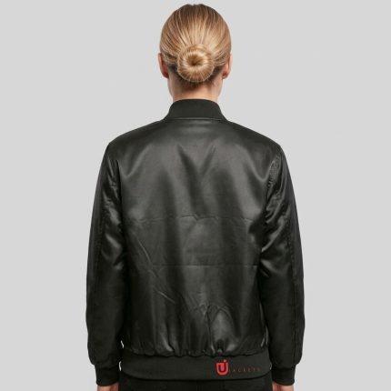 Satin Varsity Jacket
