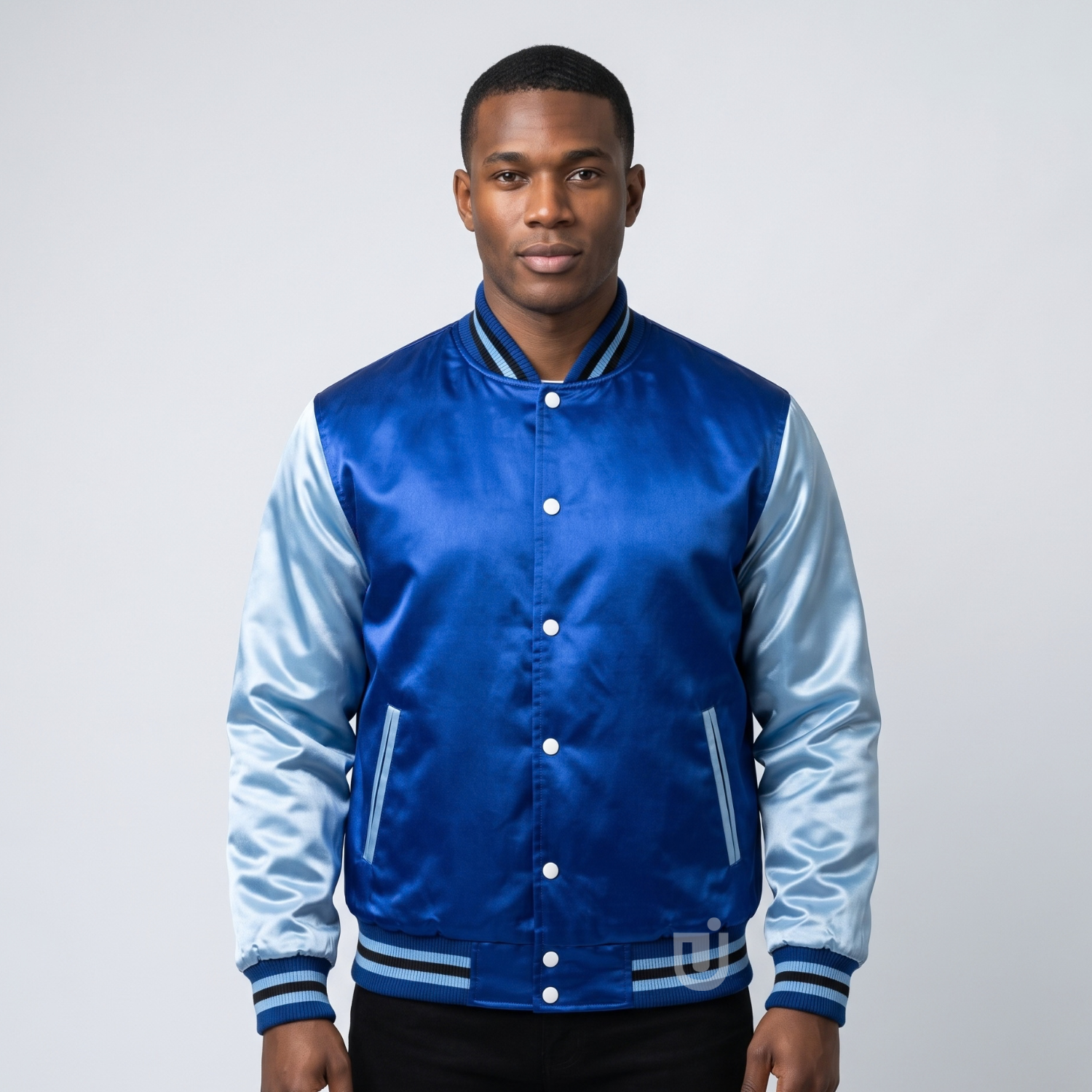 Sky Blue Sleeve Letterman Sky Blue Sleeve Letterman