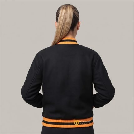 Wool Varsity Jacket for Women