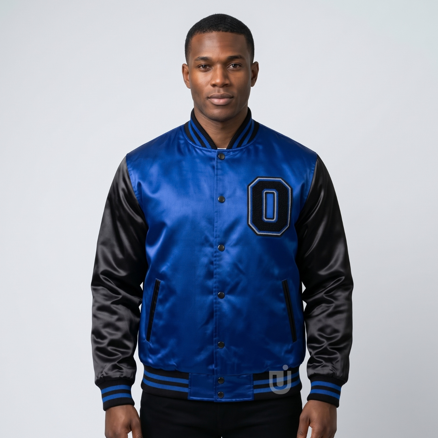 classic Men's Blue Letterman classic Men's Blue Letterman